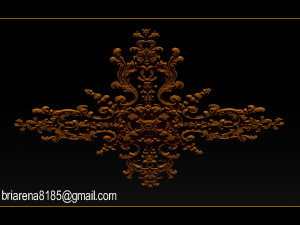 decorative ornament cnc wooden cutting 3D Принт Модель