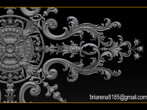 decorative ornament cnc wooden cutting 3D Принт Модель