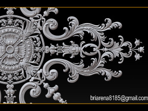 decorative ornament cnc wooden cutting 3D Принт Модель