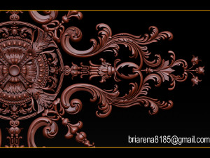 decorative ornament cnc wooden cutting 3D Принт Модель