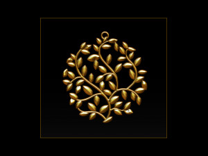tree face pendant 3d print model 3D Print Model