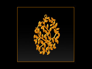 tree face pendant 3d print model 3D Print Model