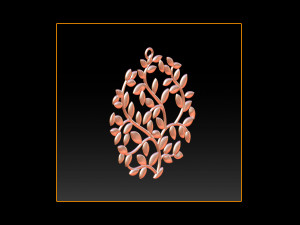 tree face pendant 3d print model 3D Print Model