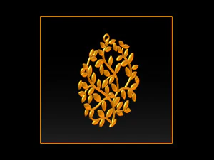 tree face pendant 3d print model 3D Print Model