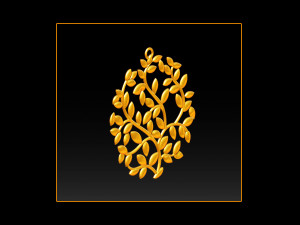tree face pendant 3d print model 3D Print Model