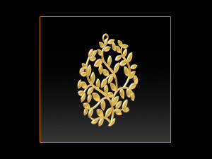 tree face pendant 3d print model 3D Print Model