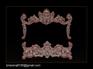 classic bed 3d relief models 3D Print Model