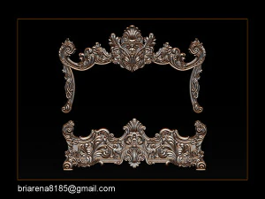 classic bed 3d relief models 3D Print Model