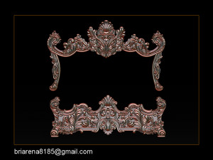 classic bed 3d relief models 3D-printmodel