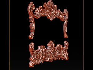 classic bed 3d relief models 3D Print Model