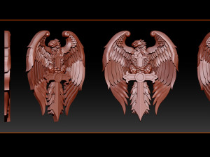eagle pendant jewelry Modelo de Impressão 3D