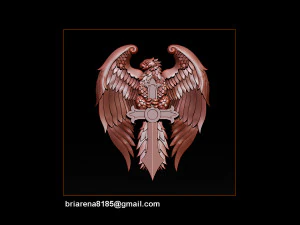 eagle pendant jewelry 3D Print Model