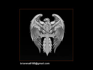 eagle pendant jewelry 3D Print Model