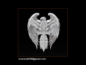 eagle pendant jewelry 3D Print Model