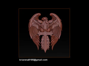 eagle pendant jewelry 3D Print Model