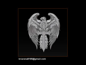 eagle pendant jewelry 3D Print Model