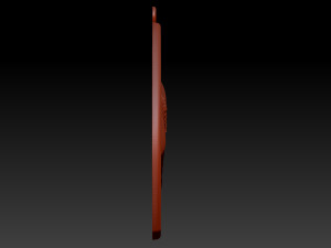 pendant little salmon - bas relief for cnc carving 3Dプリントモデル