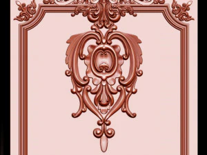 carved door 3d print model 3D Print Model