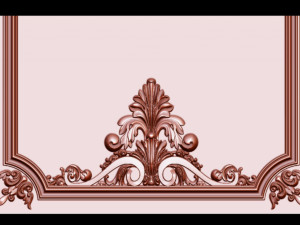 carved door 3d print model 3D Baskı Modeli