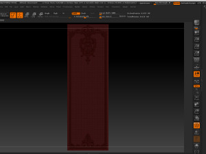 carved door 3d print model 3D Baskı Modeli