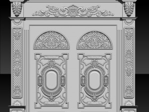 3d stl models cnc router - door 3d print model 3D 프린트 모델
