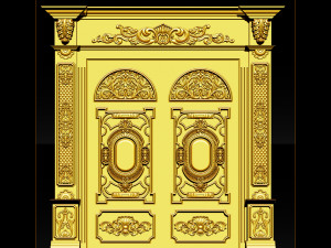 3d stl models cnc router - door 3d print model 3D 프린트 모델