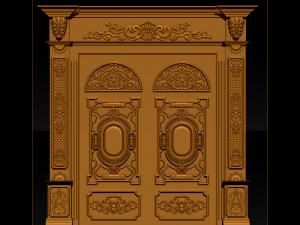 3d stl models cnc router - door 3d print model 3D 프린트 모델
