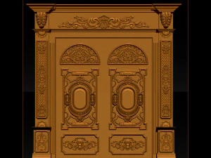 3d stl models cnc router - door 3d print model 3D Print Model