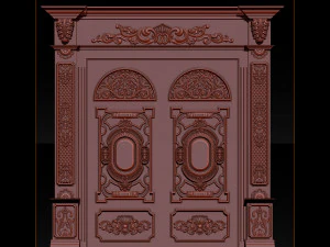 3d stl models cnc router - door 3d print model 3D Print Model