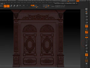 3d stl models cnc router - door 3d print model 3D Print Model