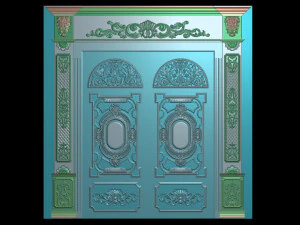 3d stl models cnc router - door 3d print model 3D Print Model