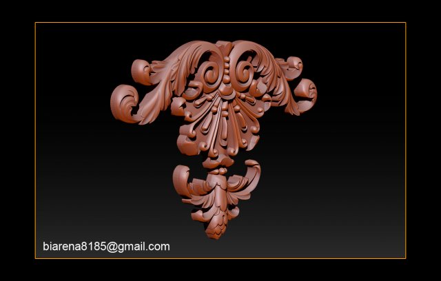 3d stl models cnc router - carved decor 3D Принт Модель .c4d .max .obj .3ds .fbx .stl .blend 