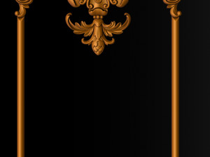 3d stl models cnc router - carved decor 3D Принт Модель