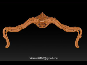 bed 3d relief models stl files used for cnc router 3D Print Model