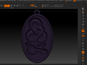 snake necklace pendant 3D Принт Модель