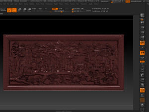 mural landscape wood carving file stl obj and ztl for cnc 3D Print Model