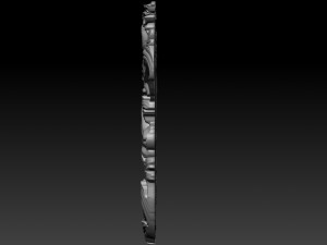 mirror classical carved frame Modelo de Impressão 3D