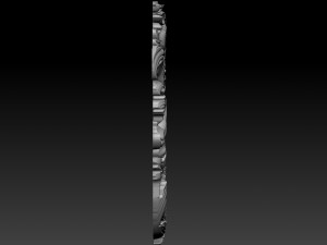 mirror classical carved frame Modelo de Impressão 3D