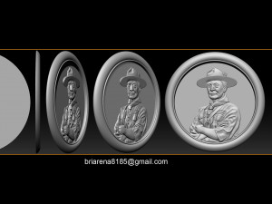 lord baden-powell 3D Print Model