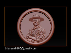 lord baden-powell 3D Print Model