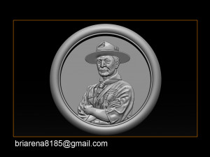 lord baden-powell 3D Print Model