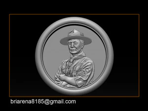lord baden-powell 3D Print Model