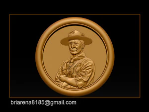 lord baden-powell 3D Print Model