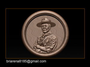 lord baden-powell 3D Print Model