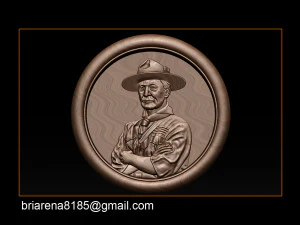 lord baden-powell 3D Print Model