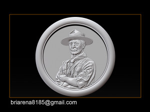 lord baden-powell 3D Print Model