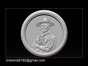 lord baden-powell 3D Print Model