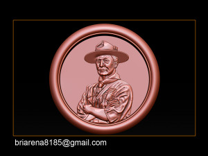 lord baden-powell 3D Print Model