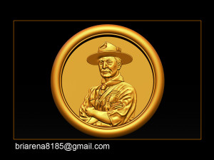lord baden-powell 3D Print Model