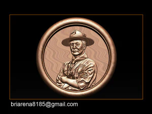 lord baden-powell 3D Print Model